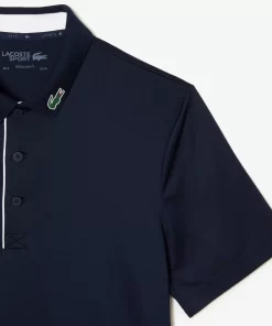 Lacoste Golf>Herren Sport Golf-Poloshirt Aus Jersey Navy Blau / Weis 525