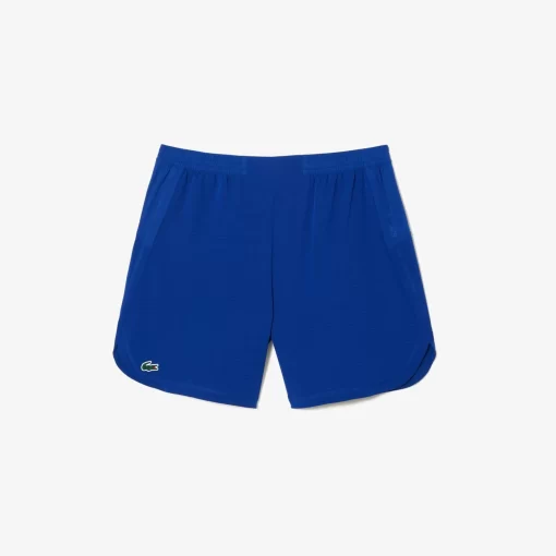 Lacoste Sportbekleidung>Herren Sport Mesh-Shorts Mit Stretch Navy Blau Iu8