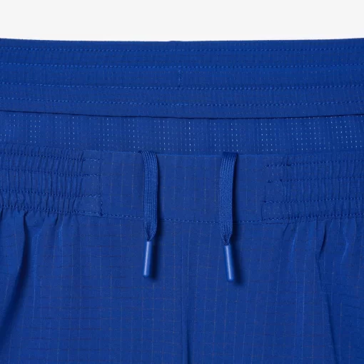 Lacoste Sportbekleidung>Herren Sport Mesh-Shorts Mit Stretch Navy Blau Iu8