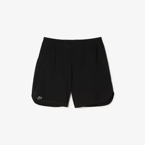 Lacoste Fitnessstudio & Training>Herren Sport Mesh-Shorts Mit Stretch Schwarz 8Vm