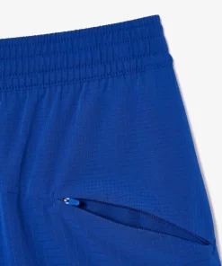 Lacoste Sportbekleidung>Herren Sport Mesh-Shorts Mit Stretch Navy Blau Iu8