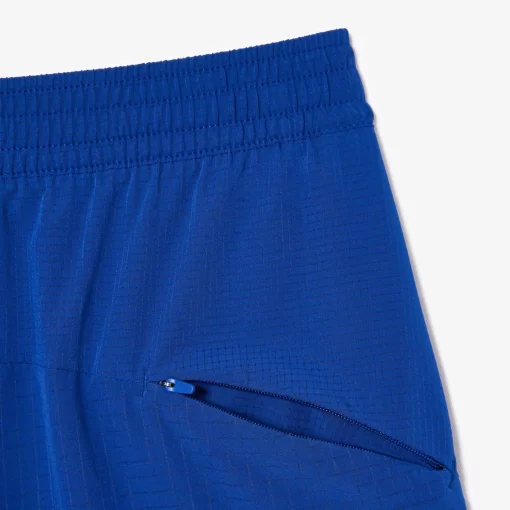 Lacoste Sportbekleidung>Herren Sport Mesh-Shorts Mit Stretch Navy Blau Iu8