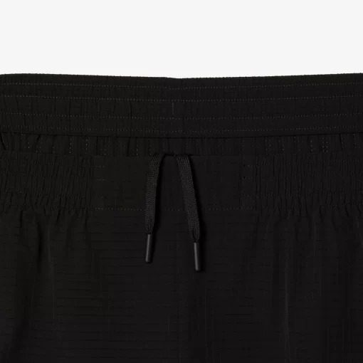 Lacoste Fitnessstudio & Training>Herren Sport Mesh-Shorts Mit Stretch Schwarz 8Vm