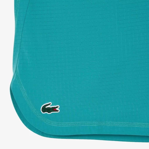 Lacoste Fitnessstudio & Training>Herren Sport Mesh-Shorts Mit Stretch Blau Rie