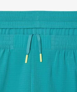 Lacoste Fitnessstudio & Training>Herren Sport Mesh-Shorts Mit Stretch Blau Rie