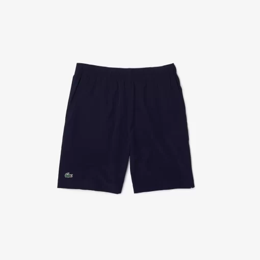 Lacoste Fitnessstudio & Training>Herren Sport Shorts Navy Blau / Weis 525