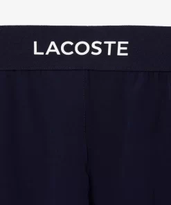 Lacoste Fitnessstudio & Training>Herren Sport Shorts Navy Blau / Weis 525