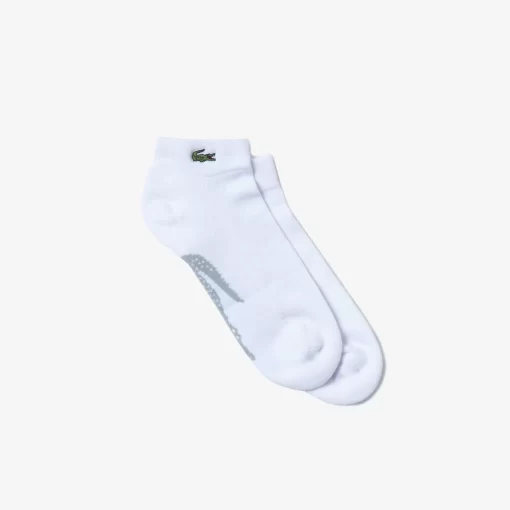 Lacoste Sportbekleidung>Herren Sport Socken Aus Stretch-Baumwolle Weis / Heidekraut Grau G8K