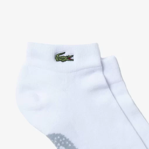 Lacoste Sportbekleidung>Herren Sport Socken Aus Stretch-Baumwolle Weis / Heidekraut Grau G8K