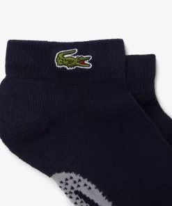 Lacoste Sportbekleidung>Herren Sport Socken Aus Stretch-Baumwolle Navy Blau / Heidekraut Grau Kza