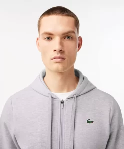 Lacoste Fitnessstudio & Training>Herren Sport Sweatshirt Mit Kapuze Heidekraut Grau / Hellgrau 9Ya