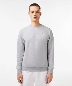 Lacoste Fitnessstudio & Training>Herren Sport Sweatshirt Mit Mesh-Einsatzen Heidekraut Grau / Hellgrau 9Ya