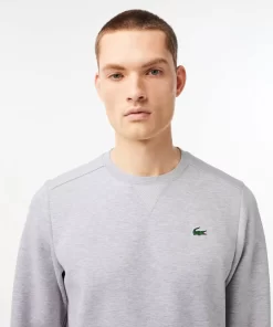 Lacoste Fitnessstudio & Training>Herren Sport Sweatshirt Mit Mesh-Einsatzen Heidekraut Grau / Hellgrau 9Ya