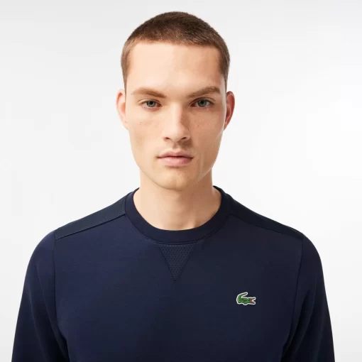 Lacoste Fitnessstudio & Training>Herren Sport Sweatshirt Mit Mesh-Einsatzen Navy Blau 423