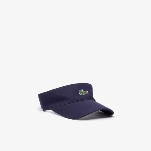 Lacoste Caps & Hüte>Herren Sport Tennis-Schirmkappe Aus Pique Und Fleece Navy Blau 166