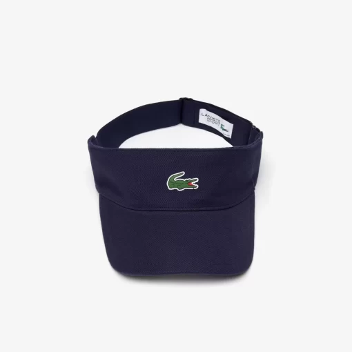 Lacoste Caps & Hüte>Herren Sport Tennis-Schirmkappe Aus Pique Und Fleece Navy Blau 166