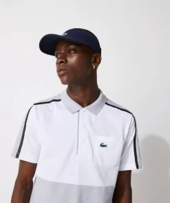 Lacoste Caps & Hüte>Herren Sport Tennis-Schirmkappe Aus Pique Und Fleece Navy Blau 166