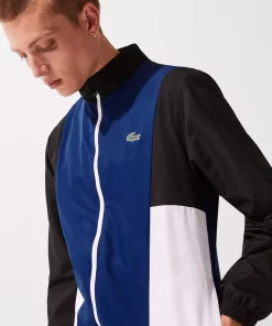 Lacoste Sportbekleidung>Herren Sport Trainingsanzug Mit Colourblock Schwarz / Blau / Weis / Schwarz Alh