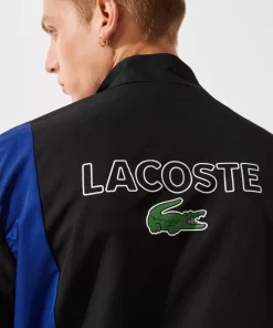 Lacoste Sportbekleidung>Herren Sport Trainingsanzug Mit Colourblock Schwarz / Blau / Weis / Schwarz Alh