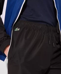 Lacoste Sportbekleidung>Herren Sport Trainingsanzug Mit Colourblock Schwarz / Blau / Weis / Schwarz Alh