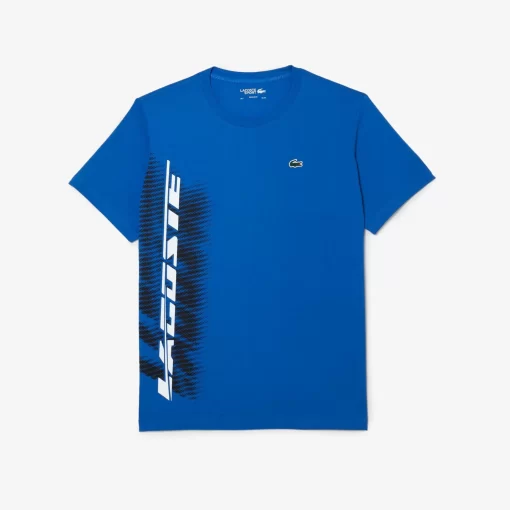 Lacoste Sportbekleidung>Herren Sport T-Shirt Mit Kontrastlogo Konigsblau Kxb