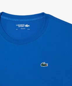 Lacoste Sportbekleidung>Herren Sport T-Shirt Mit Kontrastlogo Konigsblau Kxb