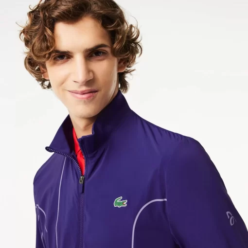 Lacoste Tennis>Herren Sport X Novak Djokovic Jacke Lila 5Gm