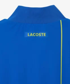 Lacoste Tennis>Herren Sport X Novak Djokovic Jacke Blau / Gelb Pth