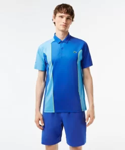 Lacoste Tennis>Herren Sport X Novak Djokovic Poloshirt Blau X18