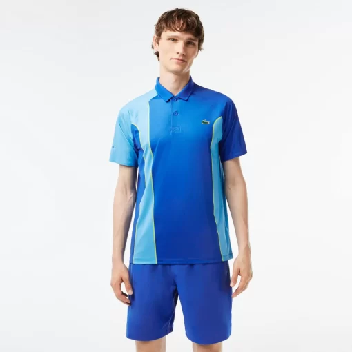 Lacoste Tennis>Herren Sport X Novak Djokovic Poloshirt Blau X18