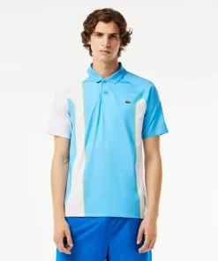 Lacoste Tennis>Herren Sport X Novak Djokovic Poloshirt Blau / Weis 26F