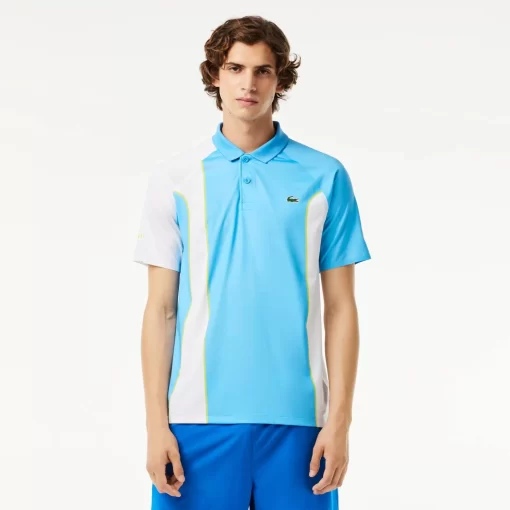 Lacoste Tennis>Herren Sport X Novak Djokovic Poloshirt Blau / Weis 26F