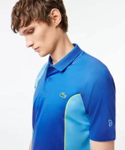 Lacoste Tennis>Herren Sport X Novak Djokovic Poloshirt Blau X18