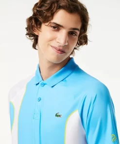 Lacoste Tennis>Herren Sport X Novak Djokovic Poloshirt Blau / Weis 26F