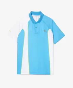 Lacoste Tennis>Herren Sport X Novak Djokovic Poloshirt Blau / Weis 26F