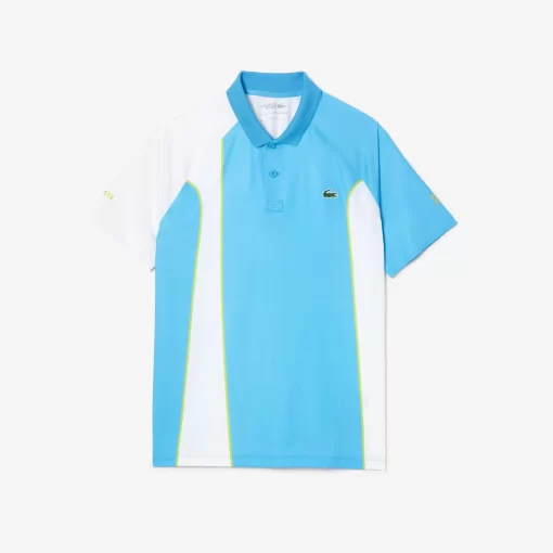 Lacoste Tennis>Herren Sport X Novak Djokovic Poloshirt Blau / Weis 26F