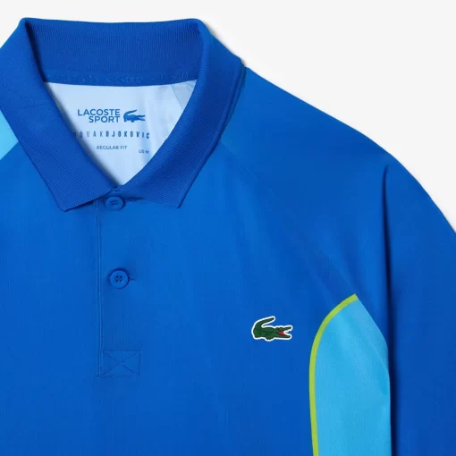 Lacoste Tennis>Herren Sport X Novak Djokovic Poloshirt Blau X18