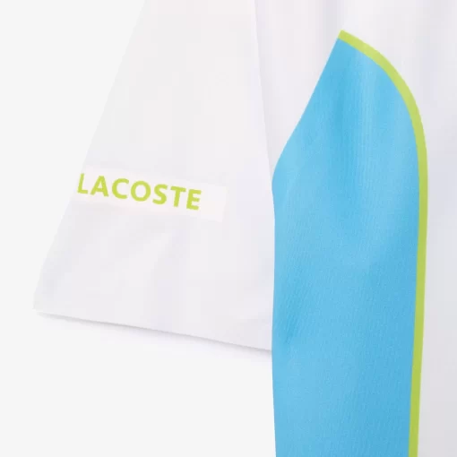 Lacoste Tennis>Herren Sport X Novak Djokovic Poloshirt Blau / Weis 26F