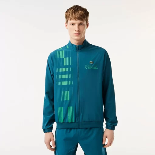 Lacoste Tennis>Herren Sport X Novak Djokovic Trainingsjacke Grun Kxd