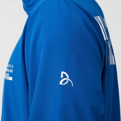 Lacoste Tennis>Herren Sport X Novak Djokovic Trainingsjacke Blau / Weis Lux