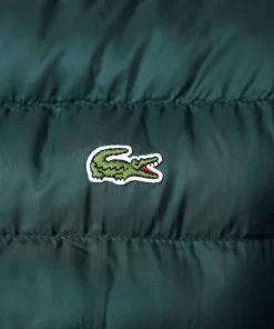 Lacoste Jacken & Mäntel>Herren Steppjacke Mit Kapuze Sinople Grun Yzp