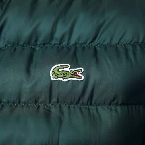 Lacoste Jacken & Mäntel>Herren Steppjacke Mit Kapuze Sinople Grun Yzp