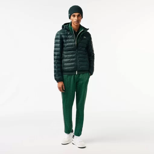 Lacoste Jacken & Mäntel>Herren Steppjacke Mit Kapuze Sinople Grun Yzp