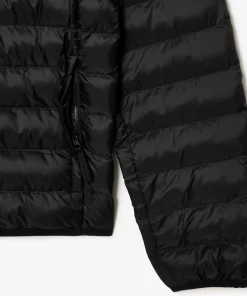 Lacoste Jacken & Mäntel>Herren Steppjacke Mit Kapuze Schwarz 031