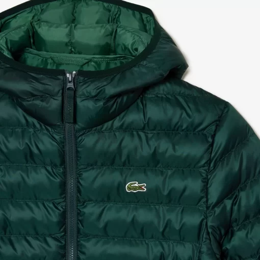 Lacoste Jacken & Mäntel>Herren Steppjacke Mit Kapuze Sinople Grun Yzp