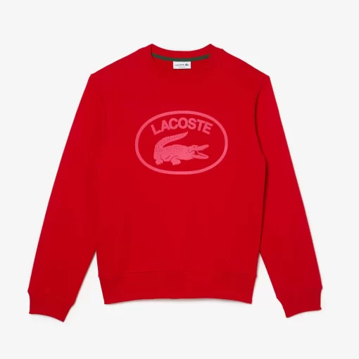 Lacoste Sweatshirts>Herren Sweatshirt Aus Bio-Baumwolle Rot / Rosa S4I