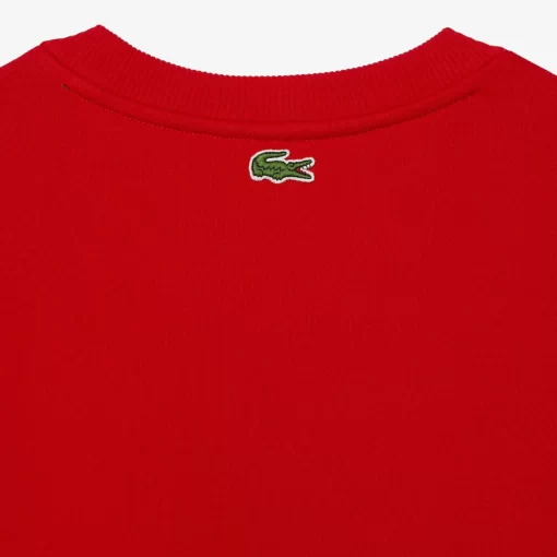 Lacoste Sweatshirts>Herren Sweatshirt Aus Bio-Baumwolle Rot / Rosa S4I