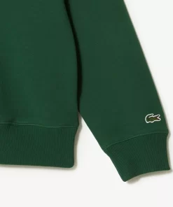 Lacoste Sweatshirts>Herren Sweatshirt Aus Bio-Baumwolle Mit Reisverschlusskragen Grun 132