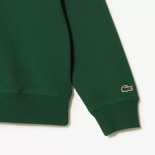 Lacoste Sweatshirts>Herren Sweatshirt Aus Bio-Baumwolle Mit Reisverschlusskragen Grun 132