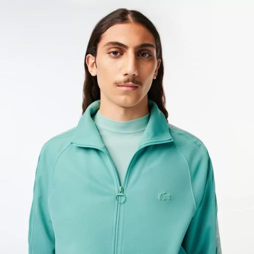 Lacoste Sweatshirts>Herren Sweatshirt Aus Pique Grun 3A4